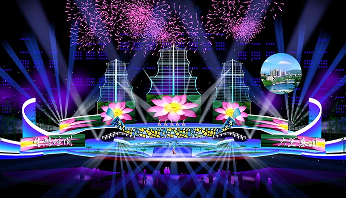惠州旅游節舞臺效果圖