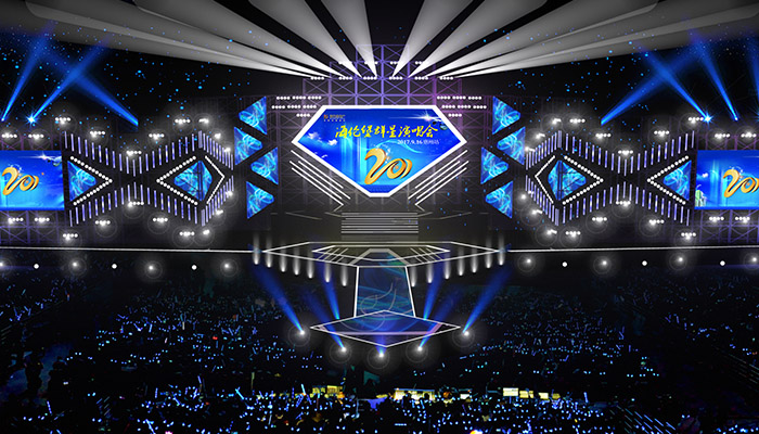 2017海倫堡群星演唱會舞臺效果圖